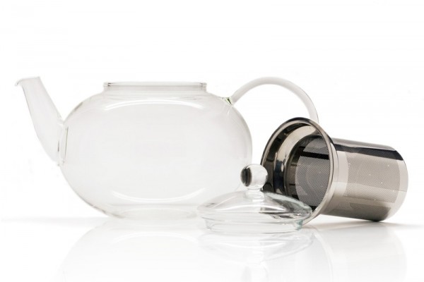 Glas-Teekanne
